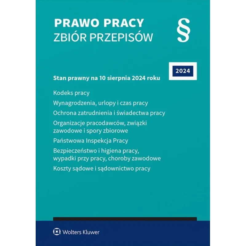 PRAWO PRACY. ZBIÓR PRZEPISÓW 2024