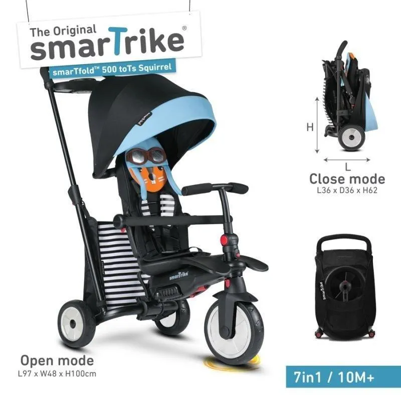 TRÓJKOŁOWY ROWEREK 7W1 SMART TRIKE FOLDING 500 9M+