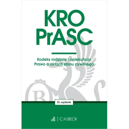 Kro. Prasc. Kodeks Rodzinny I Opiekuńczy. Prawo O Aktach Stanu Cywilnego