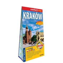 KRAKÓW LAMINOWANY PLAN MIASTA 1:22 000