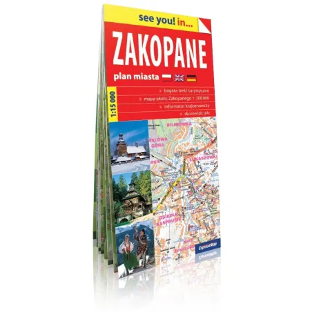 ZAKOPANE PLAN MIASTA 1:15 000
