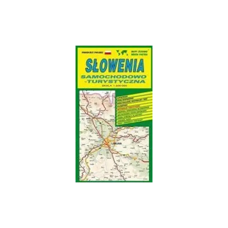 Słowenia mapa samochodowoturystyczna Wydawnictwo Piętka