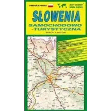 Słowenia Mapa Samochodowo-Turystyczna