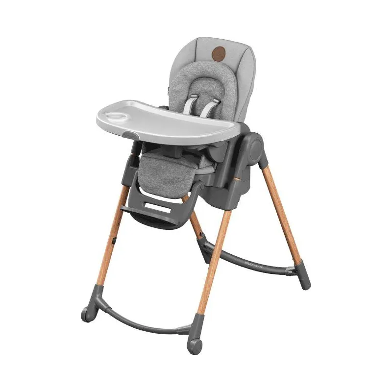 KRZESEŁKO DO KARMIENIA 2W1 MAXI-COSI MINLA ESSENTIAL GREY – LEŻACZEK I FOTELIK DLA DZIECI OD 0+