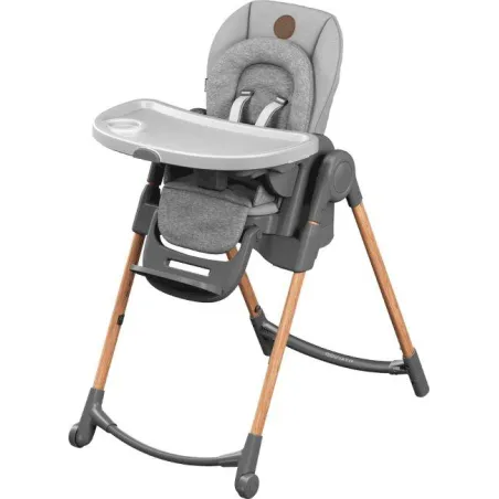 KRZESEŁKO DO KARMIENIA 2W1 MAXI-COSI MINLA ESSENTIAL GREY – LEŻACZEK I FOTELIK DLA DZIECI OD 0+
