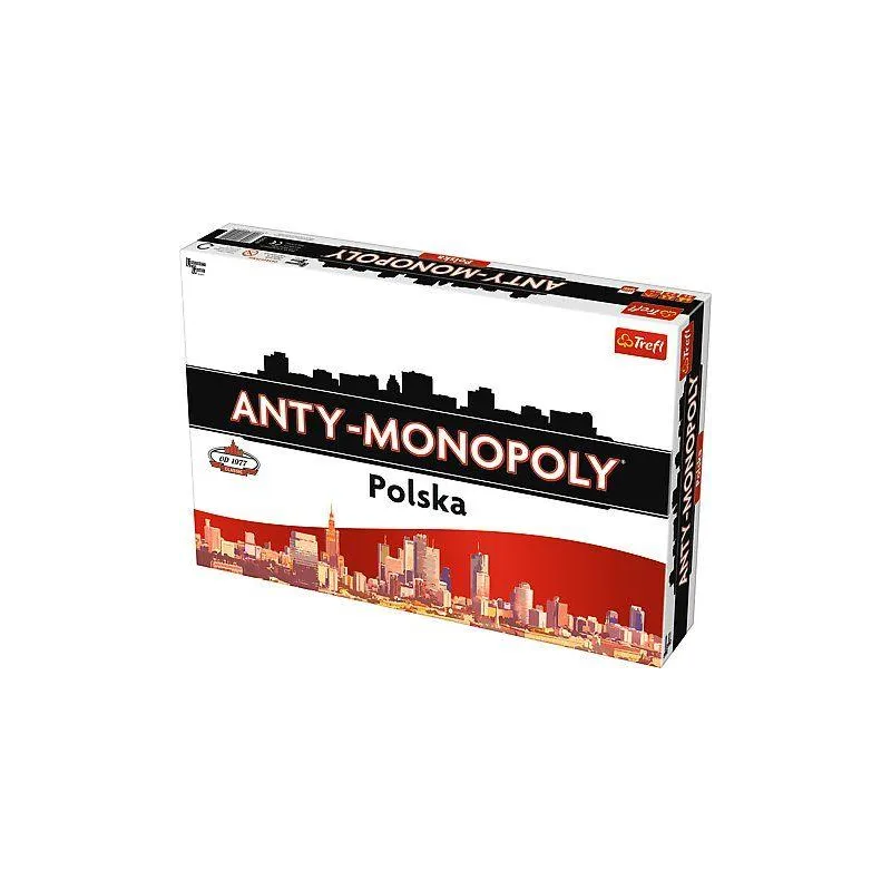 ANTY-MONOPOLY POLSKA GRA PLANSZOWA 8+