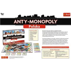 ANTY-MONOPOLY POLSKA GRA PLANSZOWA 8+