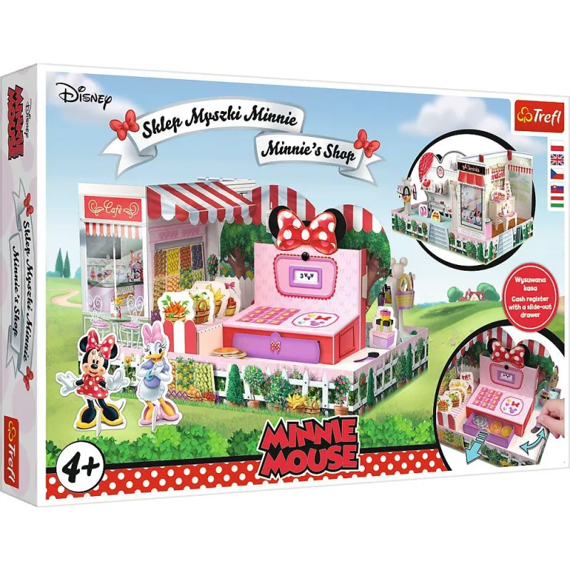SKLEP MYSZKI MINNIE DO ZŁOŻENIA ZESTAW KREATYWNY 4+ - Trefl