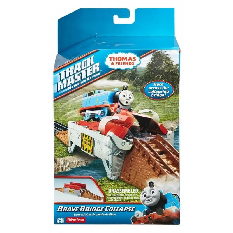 ZESTAW TORÓW MOST ŚMIAŁKÓW TOMEK I PRZYJACIELE FISHER-PRICE 3+