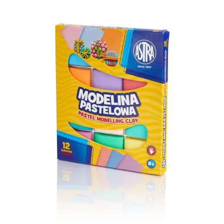Modelina Astra Pastelowa 12 Kolorów 8+