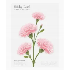 KARTKI SAMOPRZYLEPNE GOŹDZIK RÓŻOWY