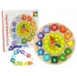 Drewniany Zegar Sorter Koraliki Do Nawlekania Lean Toys 3+