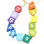 Drewniany Zegar Sorter Koraliki Do Nawlekania Lean Toys 3+
