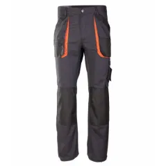 SPODNIE ROBOCZE BRIXTON PRACTICAL GRAFIT-POMARAŃCZ ROZMIAR 55
