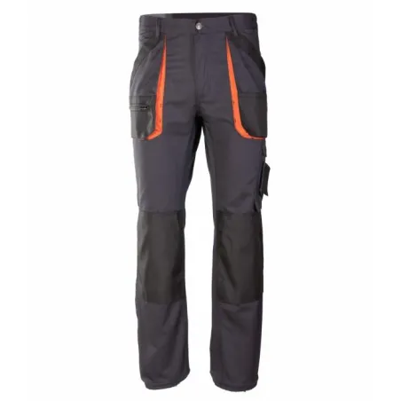 SPODNIE ROBOCZE BRIXTON PRACTICAL GRAFIT-POMARAŃCZ ROZMIAR 55