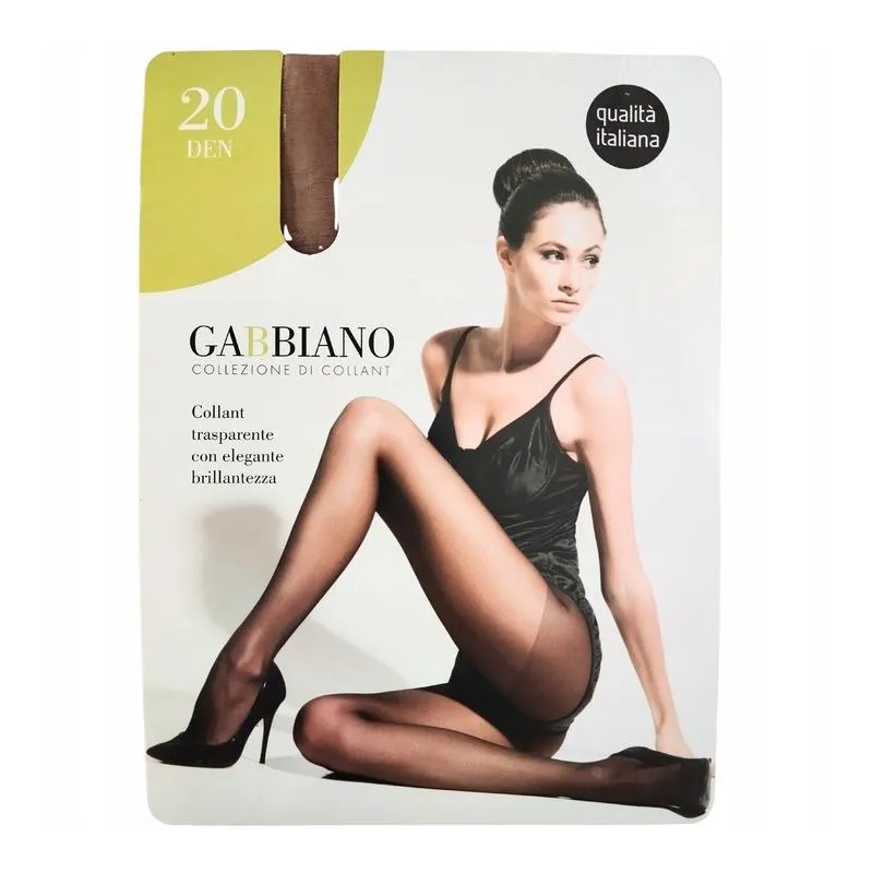 RAJSTOPY DAMSKIE 20 DEN BEŻOWE ROZMIAR 4 GABBIANO