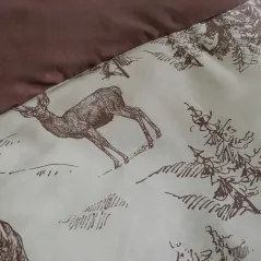 Pościel Bawełniana Satynowa 160X200 Jelonki Las Home&You