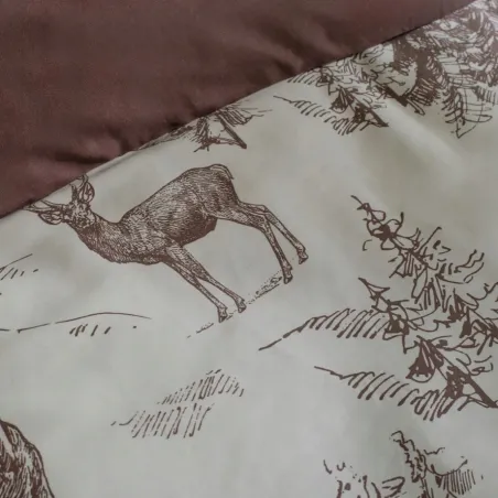 Pościel Bawełniana Satynowa 160X200 Jelonki Las Home&You