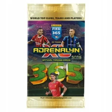 KARTY PIŁKARSKIE ADRENALYN XL 2025 FIFA 365 SASZETKA PANINI