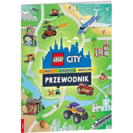 LEGO CITY PRZEWODNIK MAPY ZADANIA NAKLEJKI 6+ - Ameet