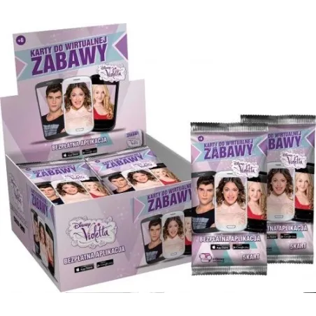 VIOLETTA KARTY DO WIRTUALNEJ GRY 5 SZT.