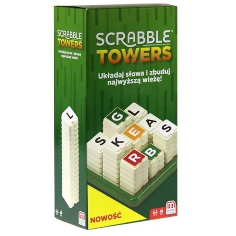 SCRABBLE TOWERS GRA TOWARZYSKA 10+