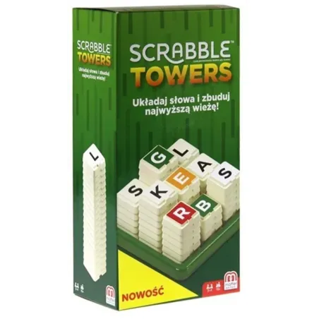 Scrabble Towers Gra Towarzyska 10+