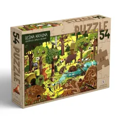 LEŚNA KRAINA PUZZLE 54 ELEMENTY 3+