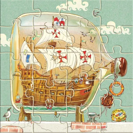 Pojazdy Puzzle 60 Elementów 3 W 1 3+