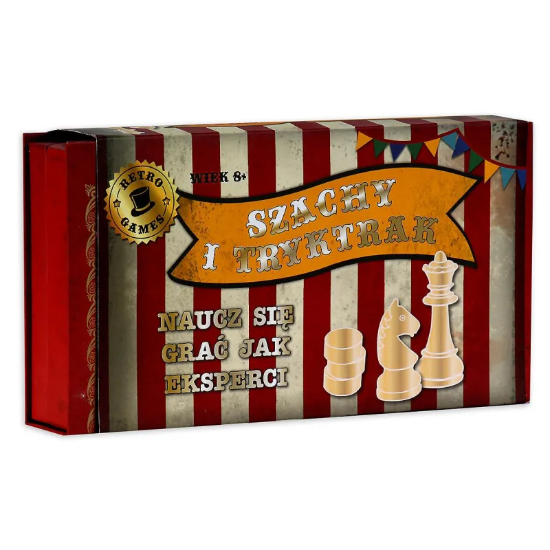 SZACHY & TRYKTRAK GRA LOGICZNA RETRO GAMES 8+ - Robert Frederick
