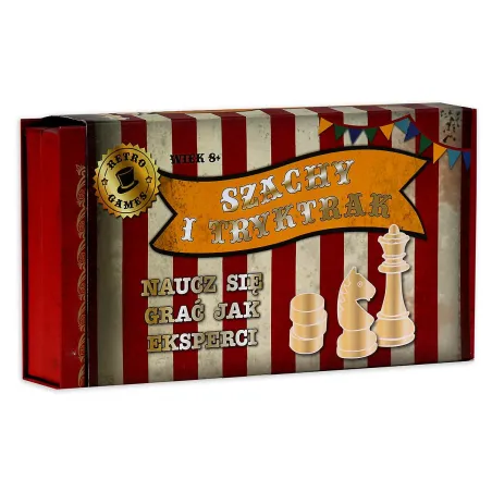 SZACHY & TRYKTRAK GRA LOGICZNA RETRO GAMES 8+ - Robert Frederick