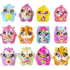 HATCHIMALS LIMMY EDISH GLAMFETTI FIGURKI W JAJKACH 12 SZTUK