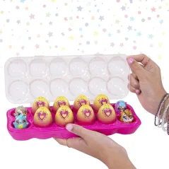 HATCHIMALS LIMMY EDISH GLAMFETTI FIGURKI W JAJKACH 12 SZTUK