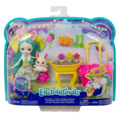 ENCHANTIMALS WIOSENNE KRÓLICZKI LALKA FLUFFY BUNNY Z AKCESORIAMI 4+