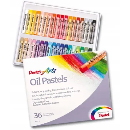 PASTELE OLEJOWE OLEJNE 36 KOLORÓW PHN36 PENTEL