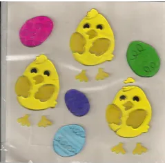 ZESTAW NAKLEJEK ŻELOWYCH WIELKANOC JUMI