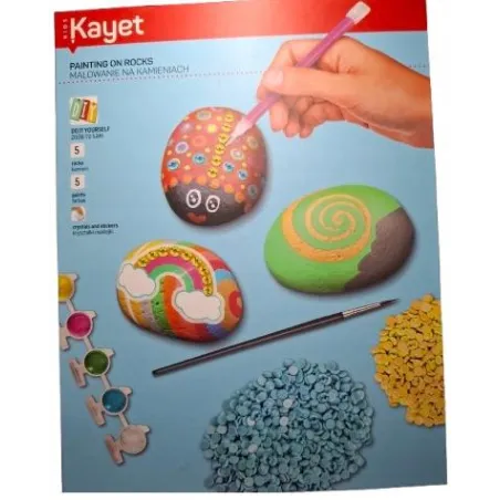 Zestaw Kreatywny Malowanie Na Kamieniach Kayet Kids 3+