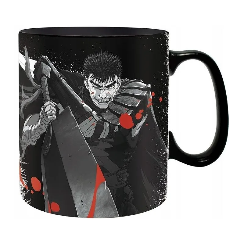 KUBEK CERAMICZNY ANIME BERSERK GUTS GRIFFIT WOJOWNIK 460ML