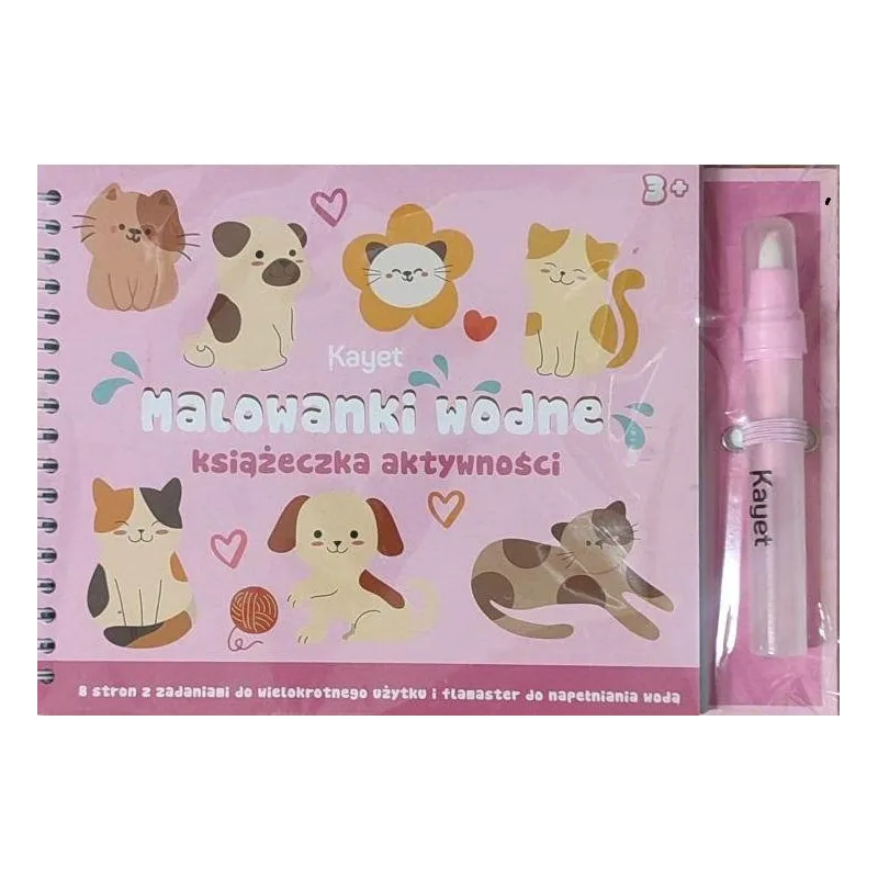 MALOWANKI WODNE. KSIĄŻECZKA AKTYWNOŚCI 3+