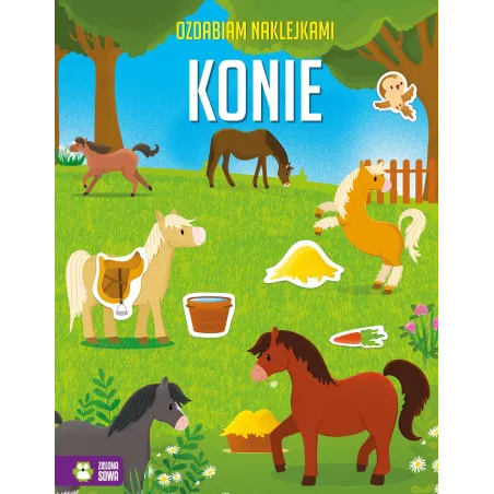 Zachwycające Konie. Ozdabiam Naklejkami