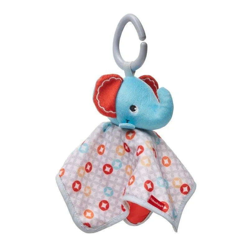 FISHER-PRICE SŁONIK ZAWIESZKA SENSORYCZNA A KUKU DLA NIEMOWLĄT 0+