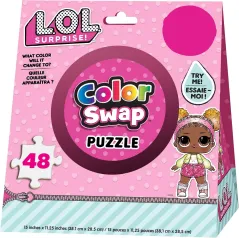 L.O.L. SURPRISE! PUZZLE ZMIENIAJĄCE KOLOR 48 ELEMENTÓW 4+