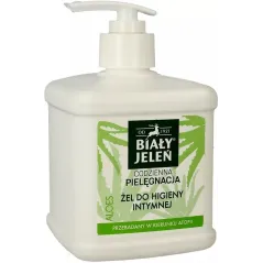 HIPOALERGICZNY ŻEL DO HIGIENY INTYMNEJ ALOES 500 ML BIAŁY JELEŃ II GATUNEK