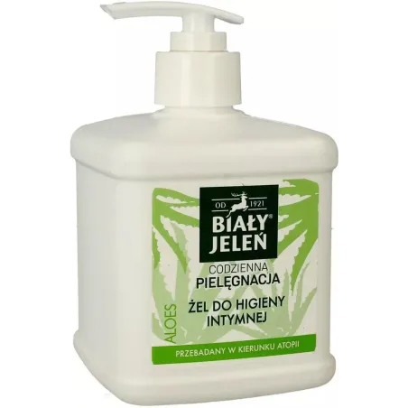 Hipoalergiczny Żel Do Higieny Intymnej Aloes 500 Ml Biały Jeleń Ii Gatunek
