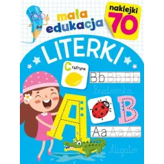 LITERKI. MAŁA EDUKACJA Z NAKLEJKAMI