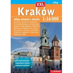 KRAKÓW XXL ATLAS MIASTA PLUS 19 - Demart