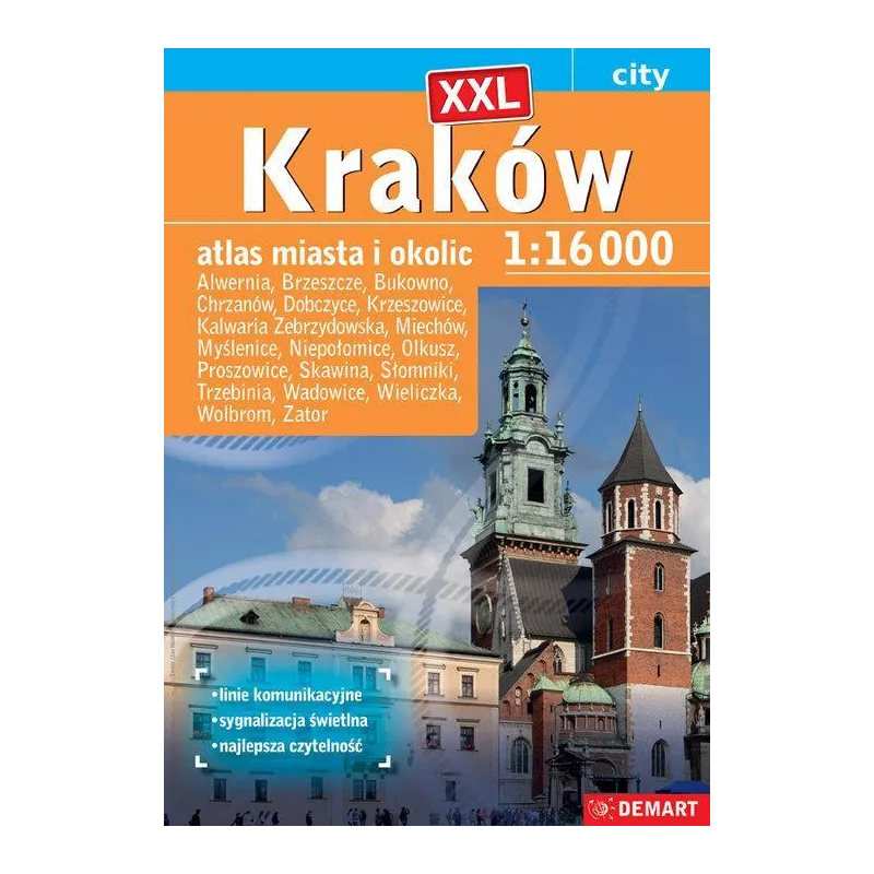 KRAKÓW XXL ATLAS MIASTA PLUS 19 - Demart