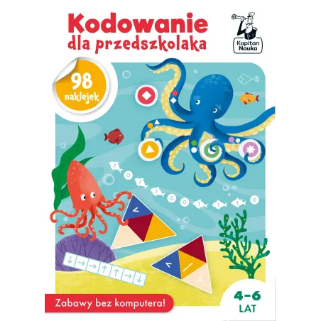 Kodowanie Dla Przedszkolaka. Kapitan Nauka 4-6 Lat