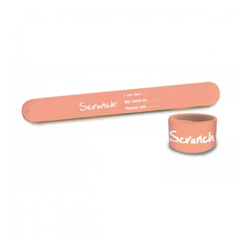 OPASKA INFORMACYJNA KORALOWA SCRUNCH