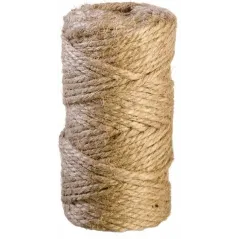 SZNUREK JUTOWY NATURALNY 100M DO DEKORACJI I RĘKODZIEŁA